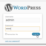 WordPress 登录
