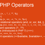 PHP运算符类型