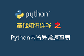 Python 错误和内置异常