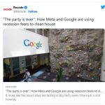 “Party结束了！” Meta和Google正在偷偷大裁员…
