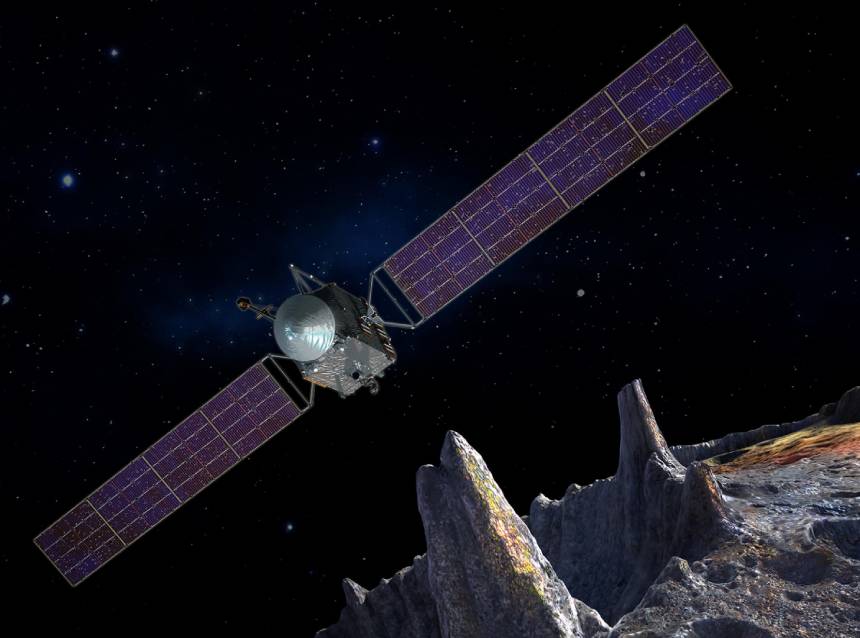 宇宙飞船将对被剥离行星核心的小行星进行探索