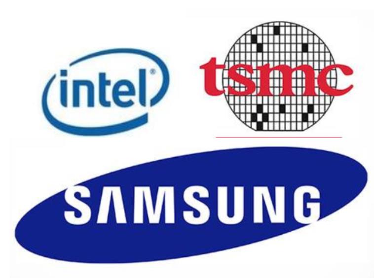Intel, TSMC, Sumsung 英特尔，台积电，三星