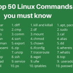 常用的50个Linux命令清单
