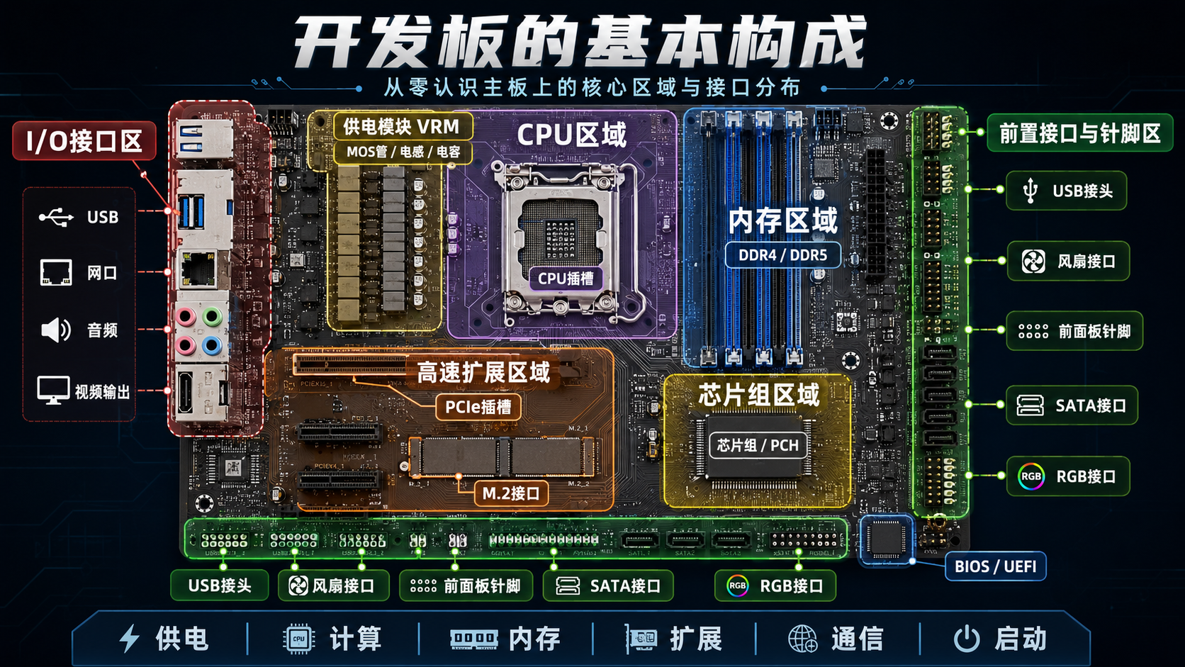 开发板的基本构成