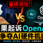 苹果大战 OpenAI：真正争夺的不是 ChatGPT，而是下一代 AI 硬件