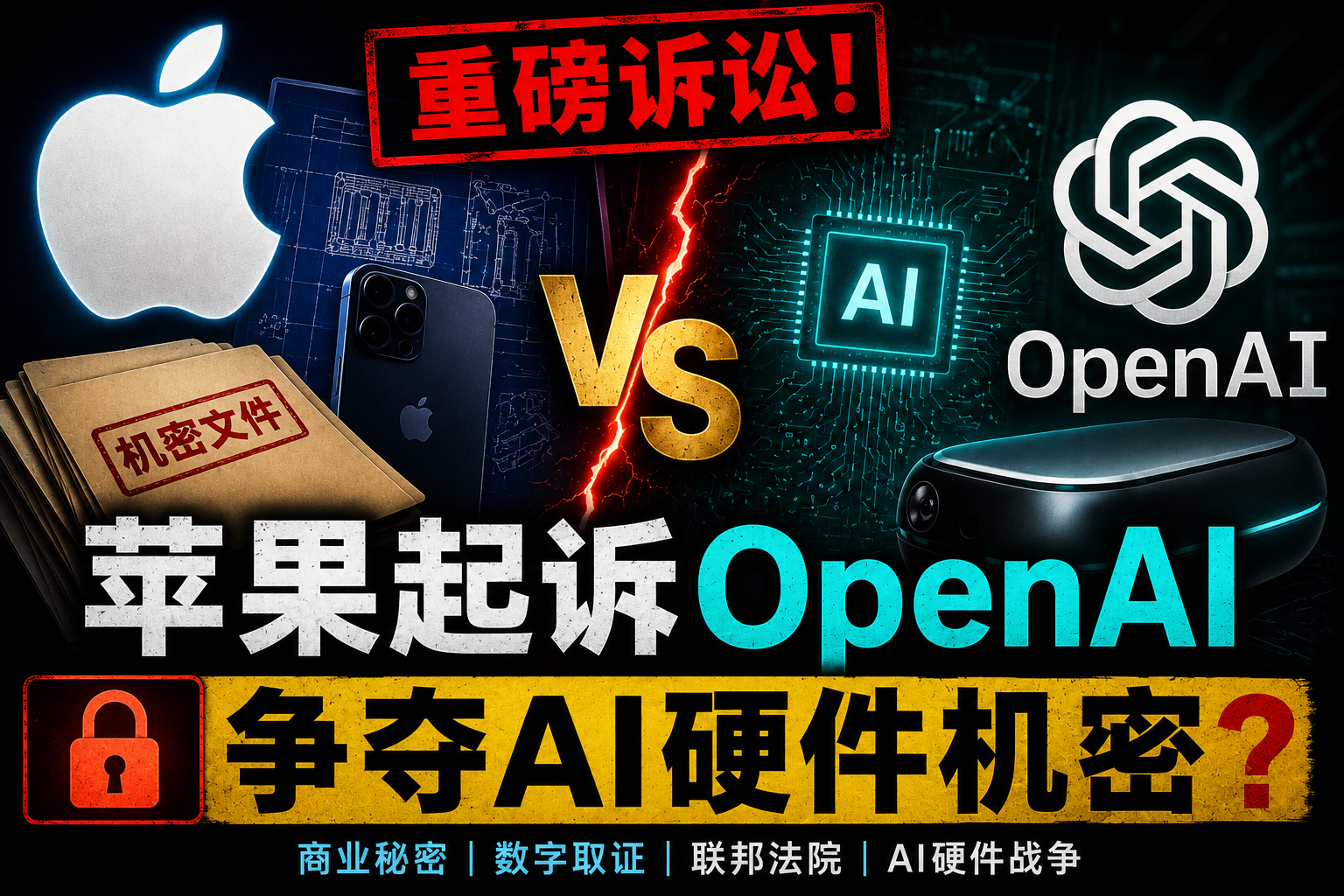 苹果大战 OpenAI:真正争夺的不是 ChatGPT,而是下一代 AI 硬件