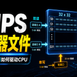 MIPS 寄存器文件详解 – 三十二个寄存器如何为中央处理器提供数据